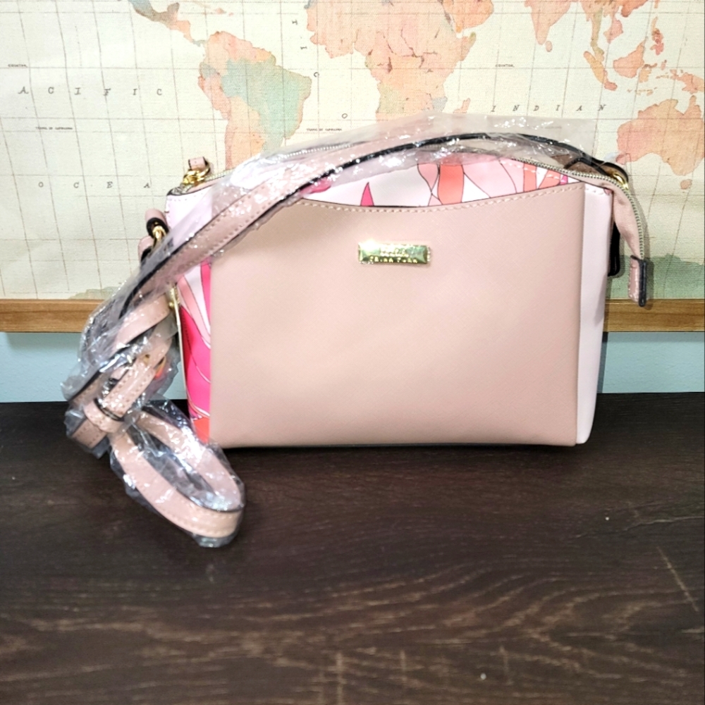 BRAND NEW Trina Turk In Desert Rose Crossbody Bag